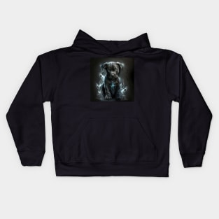 Devilish Pit Bull Puppy Kids Hoodie